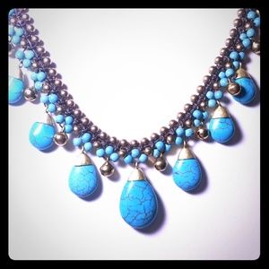 Turquoise handmade necklace